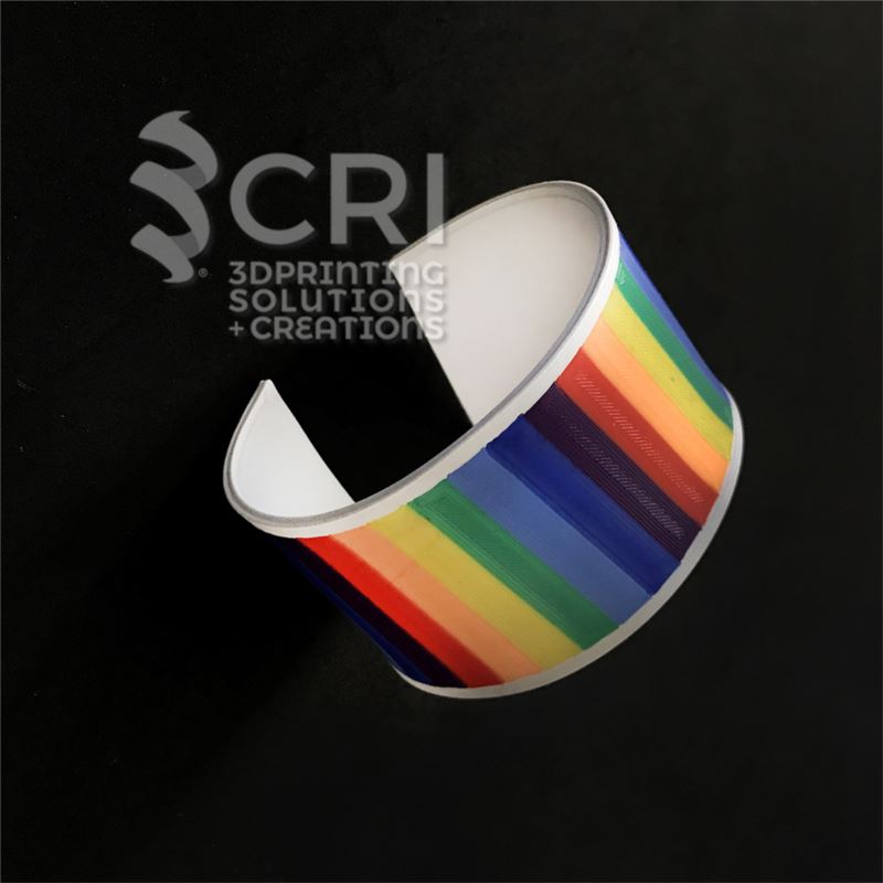 Bracciale Rainbow in stampa 3d